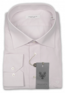 Фото Рубашка розовая с карманом Romano Botta артикул: 2403684 Класичні 