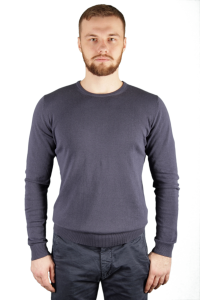 Фото Свитер синий однотонный  CONSSENSO артикул: 5000118 Светри , Кофти поло