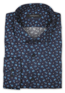 Фото товара Рубашка синяя Romano Botta, артикул: 2452041 Класичні  Фото товара Рубашка синяя Romano Botta, артикул: 2452041 Класичні