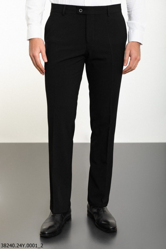 Фото товара Брюки чорні однотонні і MCR 38240, артикул: 38240 Брюки