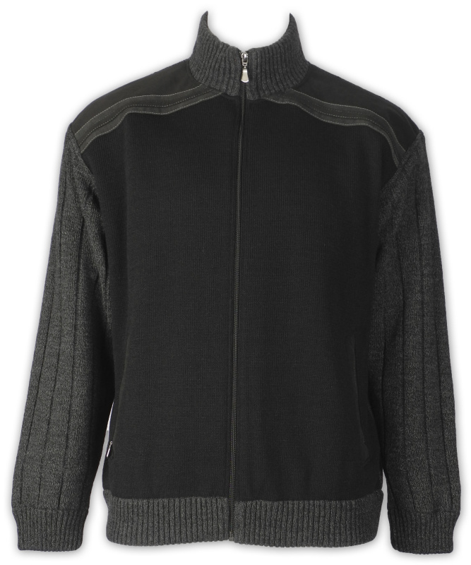 Фото товара Свитер серый LUCIANO CHARI, артикул: 10468-1 Светри , Кофти поло