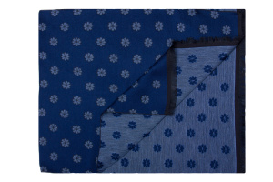 Фото товара Шарф синий в цветочек  OFFICINA, артикул: 39 Шарфи
