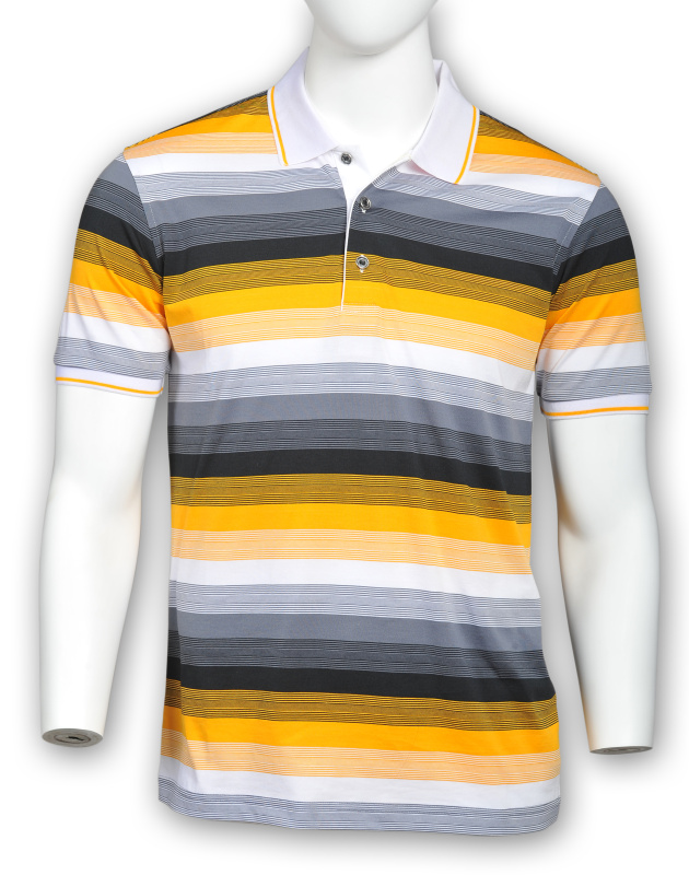 Фото товара Футболка-поло желтая MINGNENYIGE, артикул: 28773 Футболки та поло