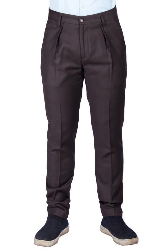 Фото товара Брюки коричневые чиносы на манжете HAMAKI - HO, артикул: 1456-1 Брюки