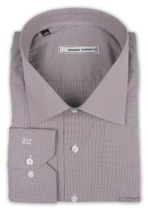 Фото Рубашка сиреневая DANIEL ZANETTI артикул: 4-249-3 Приталені