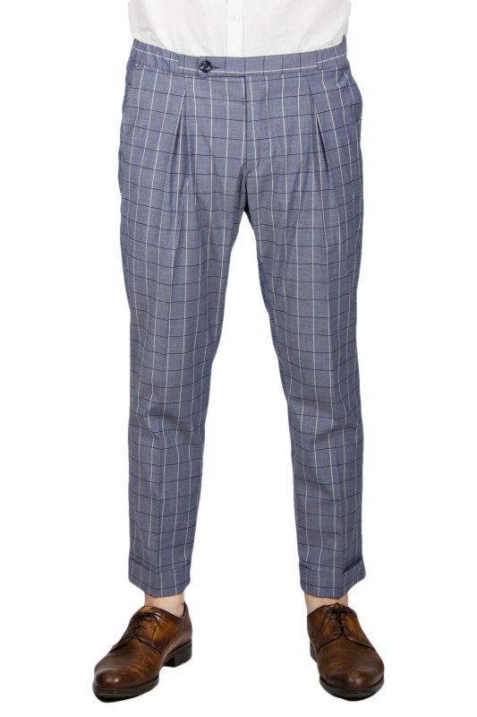 Фото товара Брюки серые в клетку PRIMO EMPORIO, артикул: 8032 Брюки