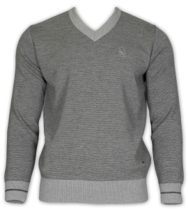 Фото товара Свитер серый NOVEL, артикул: 10821 Светри , Кофти поло