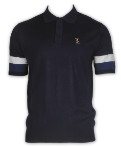 Фото товара Футболка-поло темно-синяя BILLIONAIRE, артикул: 3302-1 Футболки та поло