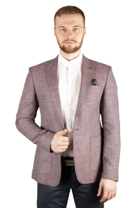 Фото товара Пиджак бордовый меланж ANTOINE GRIZMANN, артикул: 210-3 Піджаки