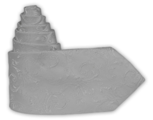 Фото Галстук белый LA PESCARA артикул: 700404 Краватки