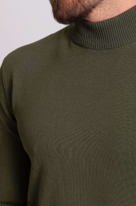 Фото Светр гольф болотний однотонний MCR артикул: 11357-10 Светри , Кофти поло