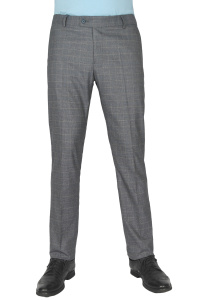 Фото товара Брюки сині в клітинку MCR, артикул: 38953-2 Брюки