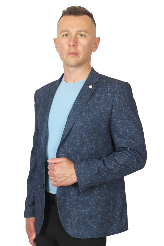 Фото товара Піджак темно-синій в рисочку TONY CASSANO, артикул: 409-4 Піджаки