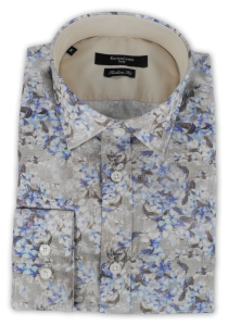 Фото товара Рубашка бежевая Enrico Cerini, артикул: 161504 Приталені