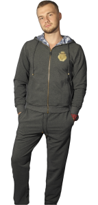 Фото товара Костюм спортивный серый BILLIONAIRE, артикул: 088 Спортивні костюми