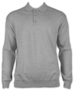 Фото товара Свитер серый Romano Botta, артикул: 10060 Светри , Кофти поло