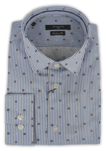 Фото товара Рубашка белая Enrico Cerini, артикул: 161537 Приталені