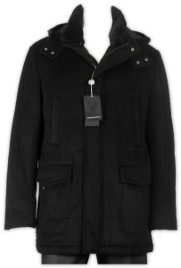 Фото товара Пальто черное ROMANO BOTTA, артикул: 31022 Пальто