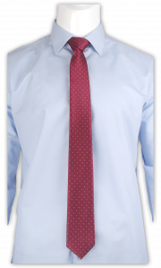 Фото Галстук красный в белую точечку FABIO DIVAYO артикул: 157 Краватки