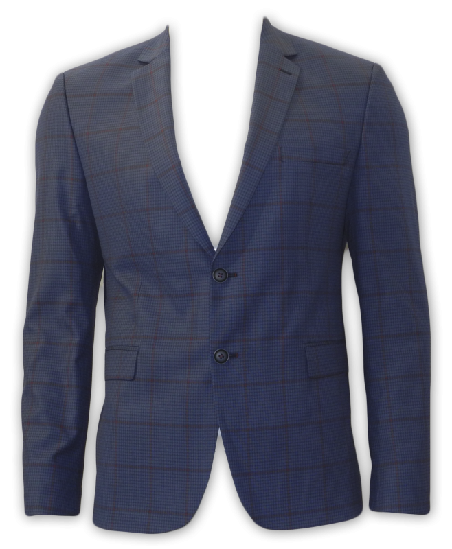 Фото товара Пиджак синий в клетку DANIEL GIOVANI, артикул: 227-51 Піджаки