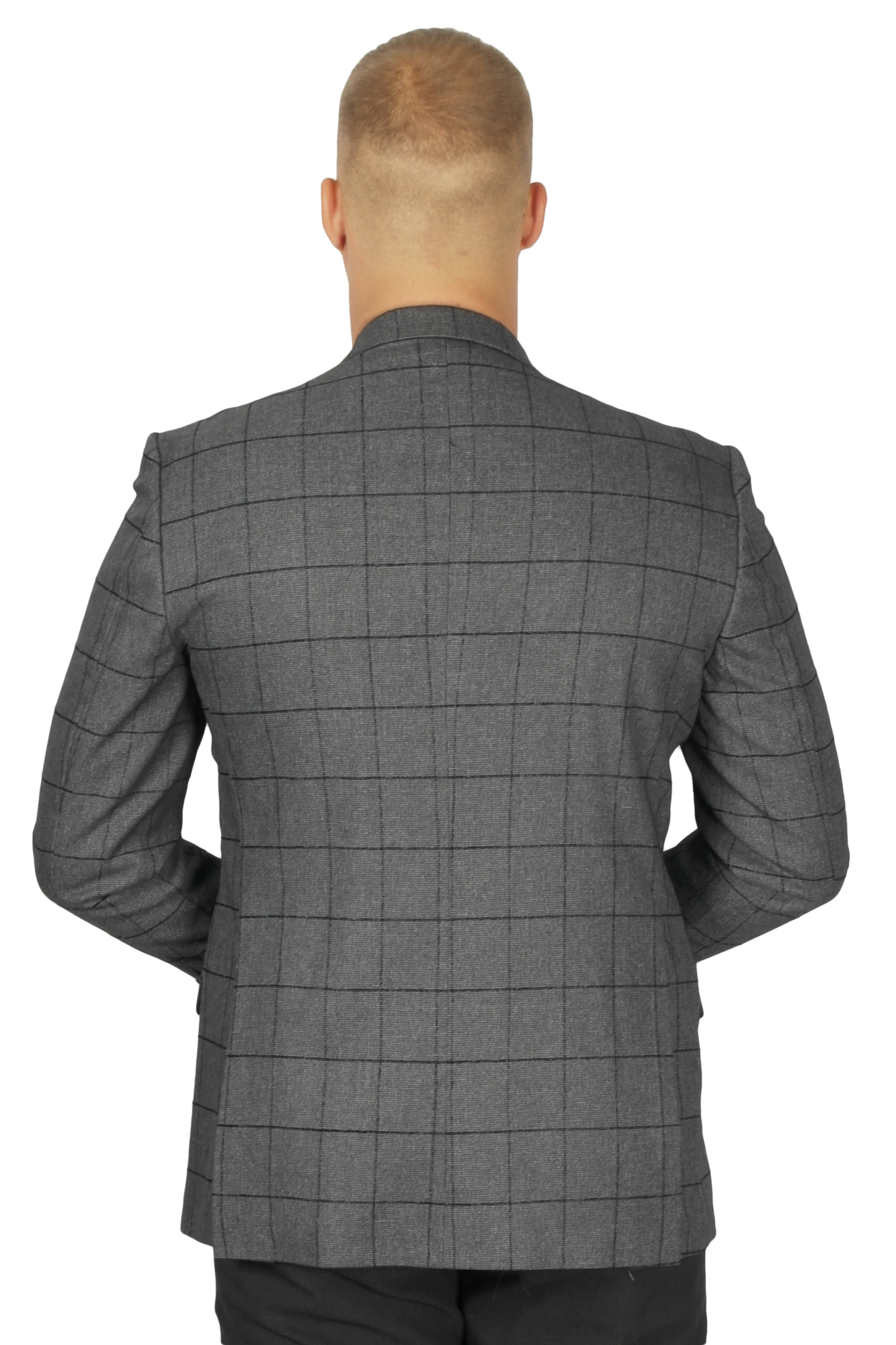 Піджак сіро-коричневий в клітинку  TONY CASSANO Піджак сіро-коричневий в клітинку  TONY CASSANO