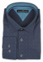 Фото Рубашка синяя Giovanni Fratelli артикул: 2904-1 Приталені