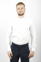 Фото Рубашка белая воротник стойка GIANNI LUPO артикул: 119 Приталені