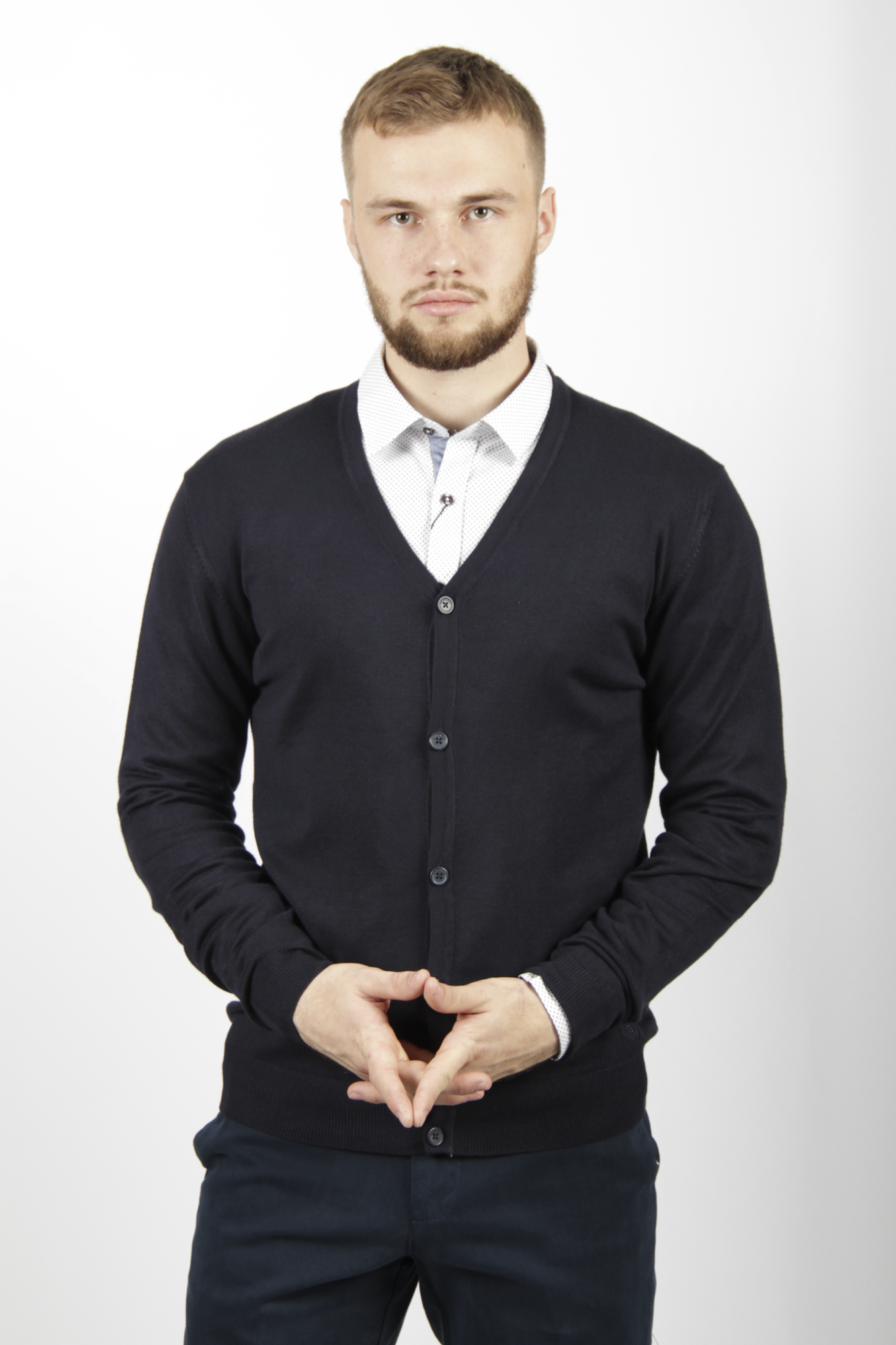 Кардиган тёмно-синий SORBINO