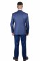 Фото Костюм синий с жилетом комбинированый тройка  CARDOZO артикул: 299-218 костюм 3 зріст ( 164-178 )