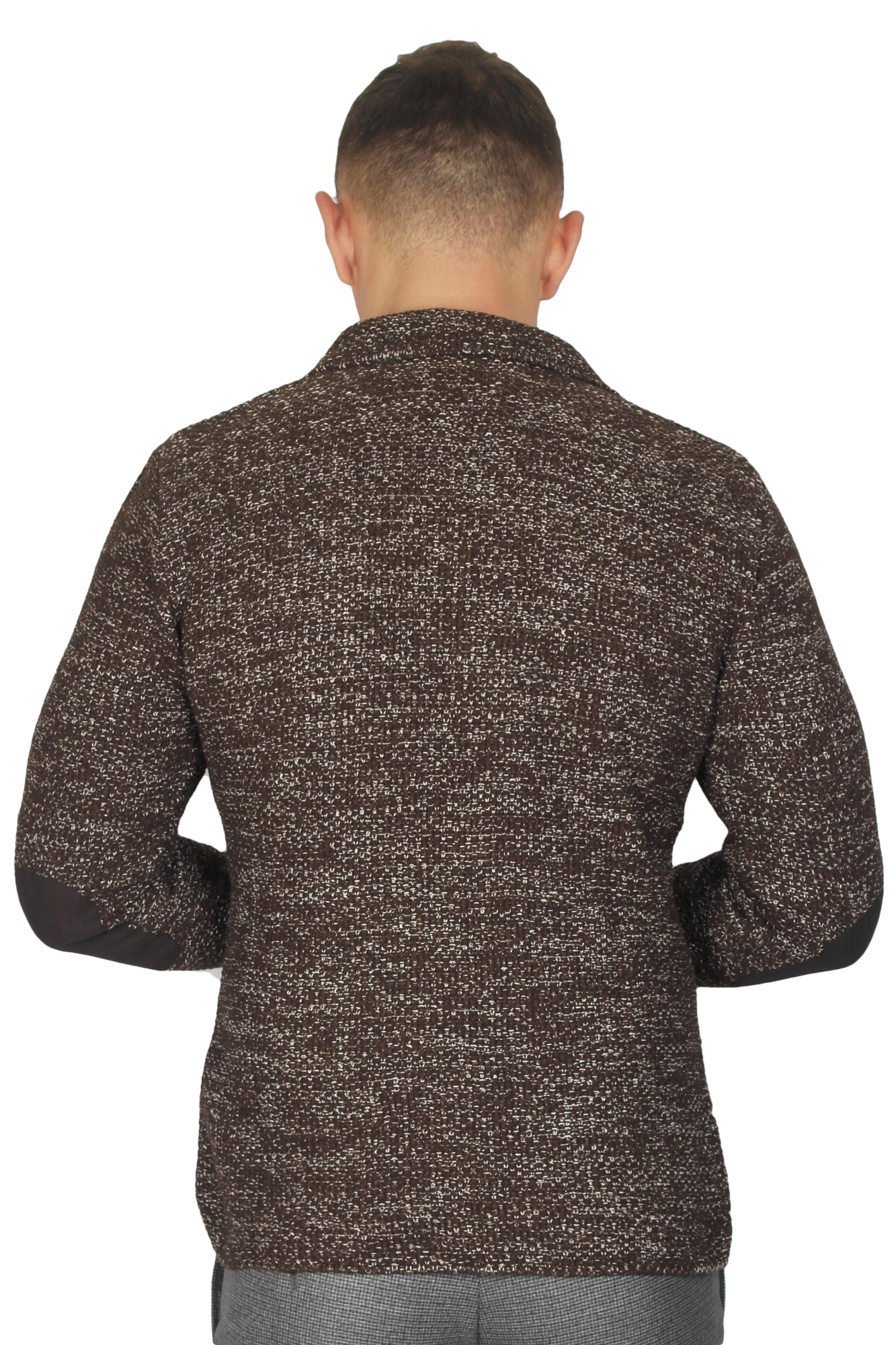 Кардиган меланж темно-коричневий MCR