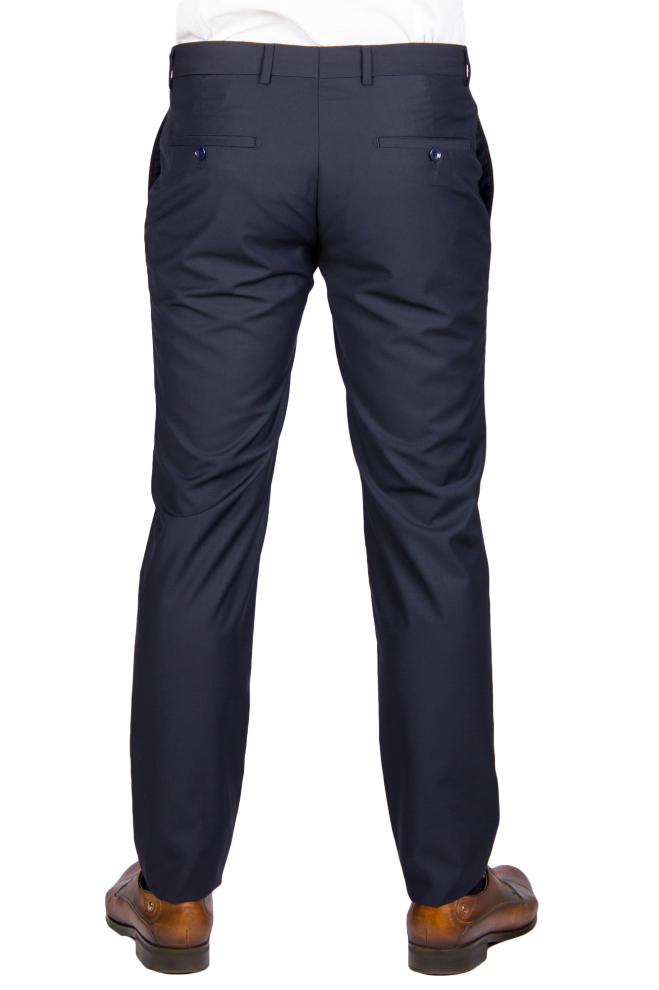 Брюки тёмно-синие молодёжные MARIO MORETTI