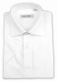 Фото Рубашка с коротким рукавом белая Charlz Shanser артикул: 26098 Класичний крій