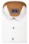 Фото Рубашка с коротким рукавом белая в кружок артикул: 1605-2 Приталений крій