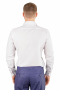 Фото Рубашка белая текстурный узор OLIVER MANCINI артикул: 9255-0775 Приталені