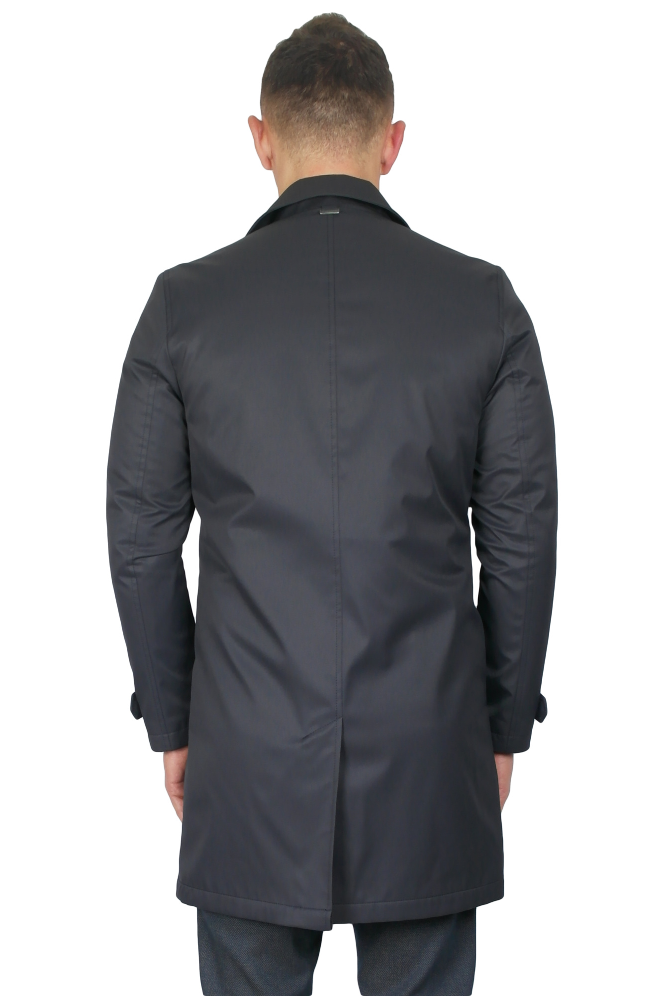 Плащ темно-синій утеплений MAIKLEN