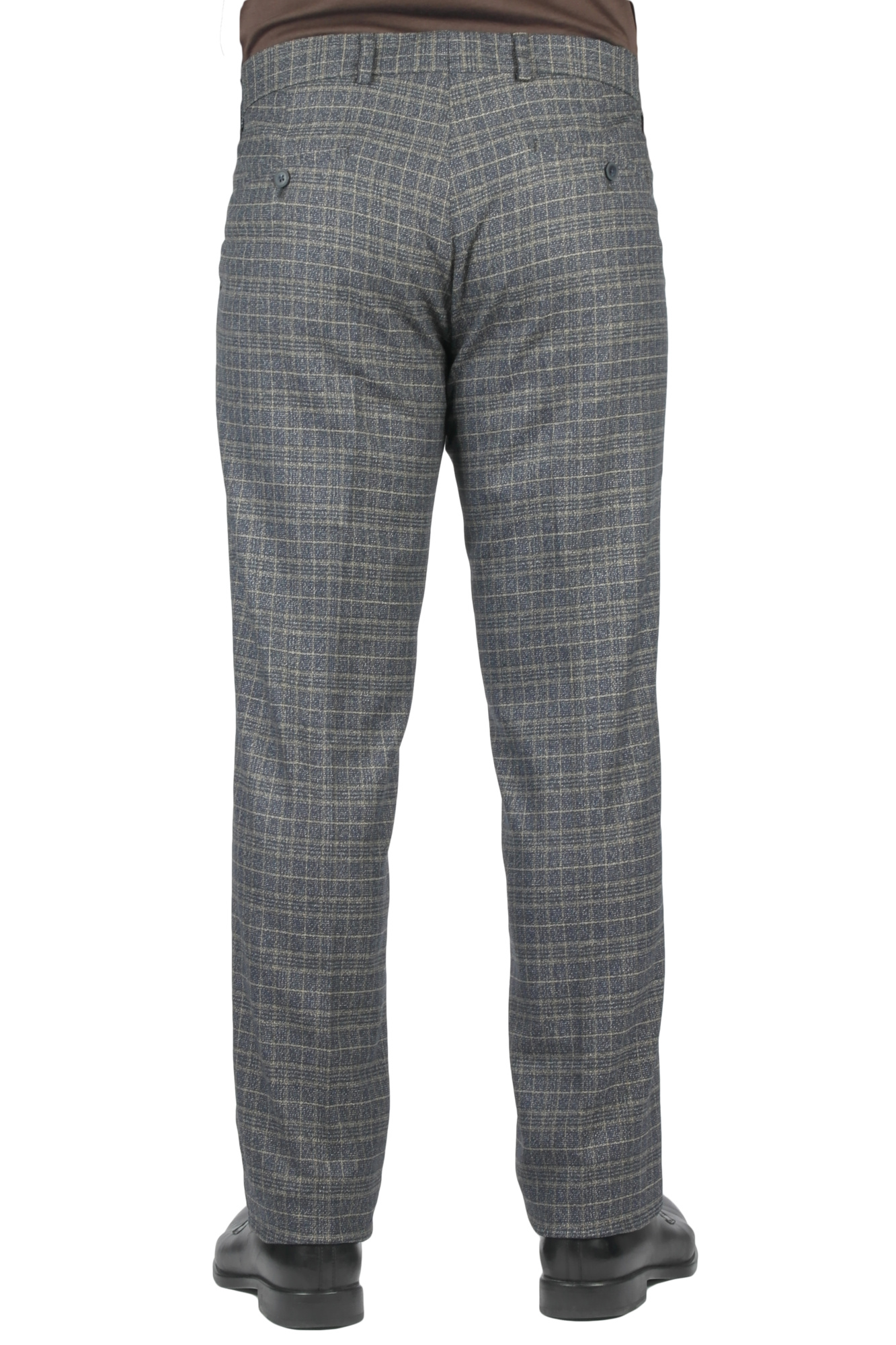 Брюки сині в клітинку MCR