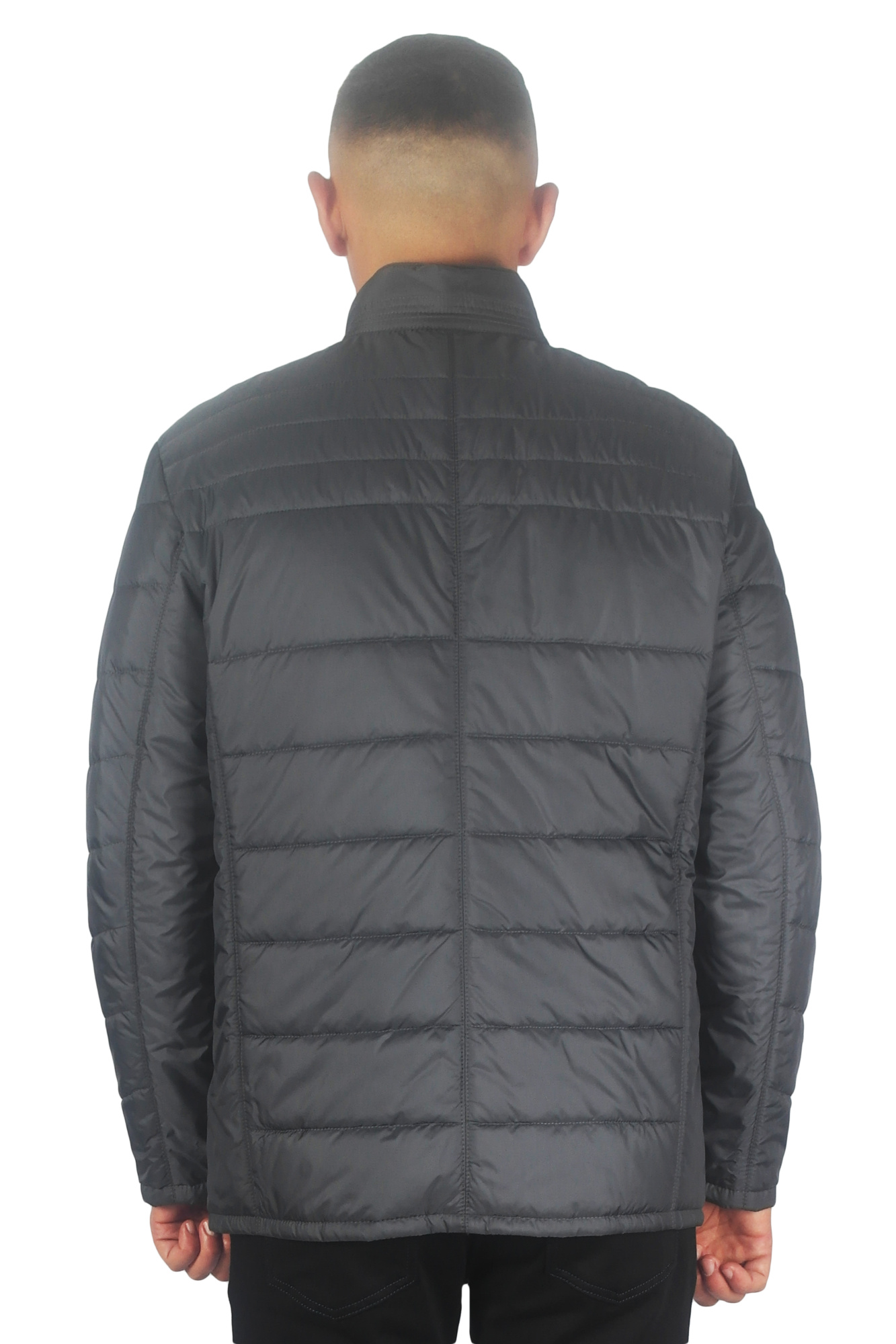 Куртка серо-голубая удлинённая MAIKLEN