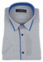 Фото Рубашка с коротким рукавом белая Giovanni Fratelli артикул: 4024 Приталений крій