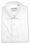 Фото Рубашка с коротким рукавом белая Charlz Spanser артикул: 269331 Приталений крій