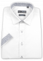Фото Рубашка с коротким рукавом белая Castello артикул: 2600128-1 Класичний крій