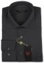 Фото Рубашка тёмно-серая однотонная с карманом Romano Botta артикул: 240012 Класичні 