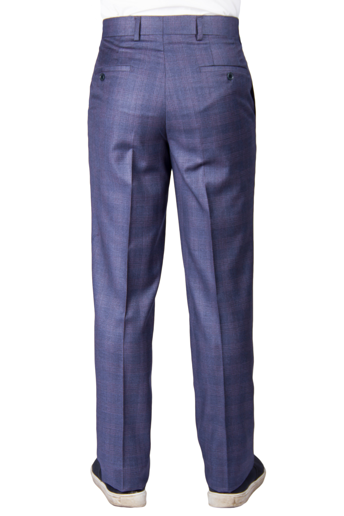 Костюм серый в коричнивую клетку классика PRADELLI