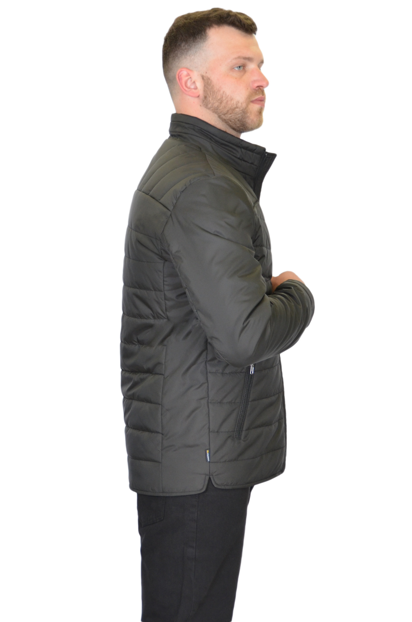 Куртка демісезонна чорна укорочена MAIKLEN