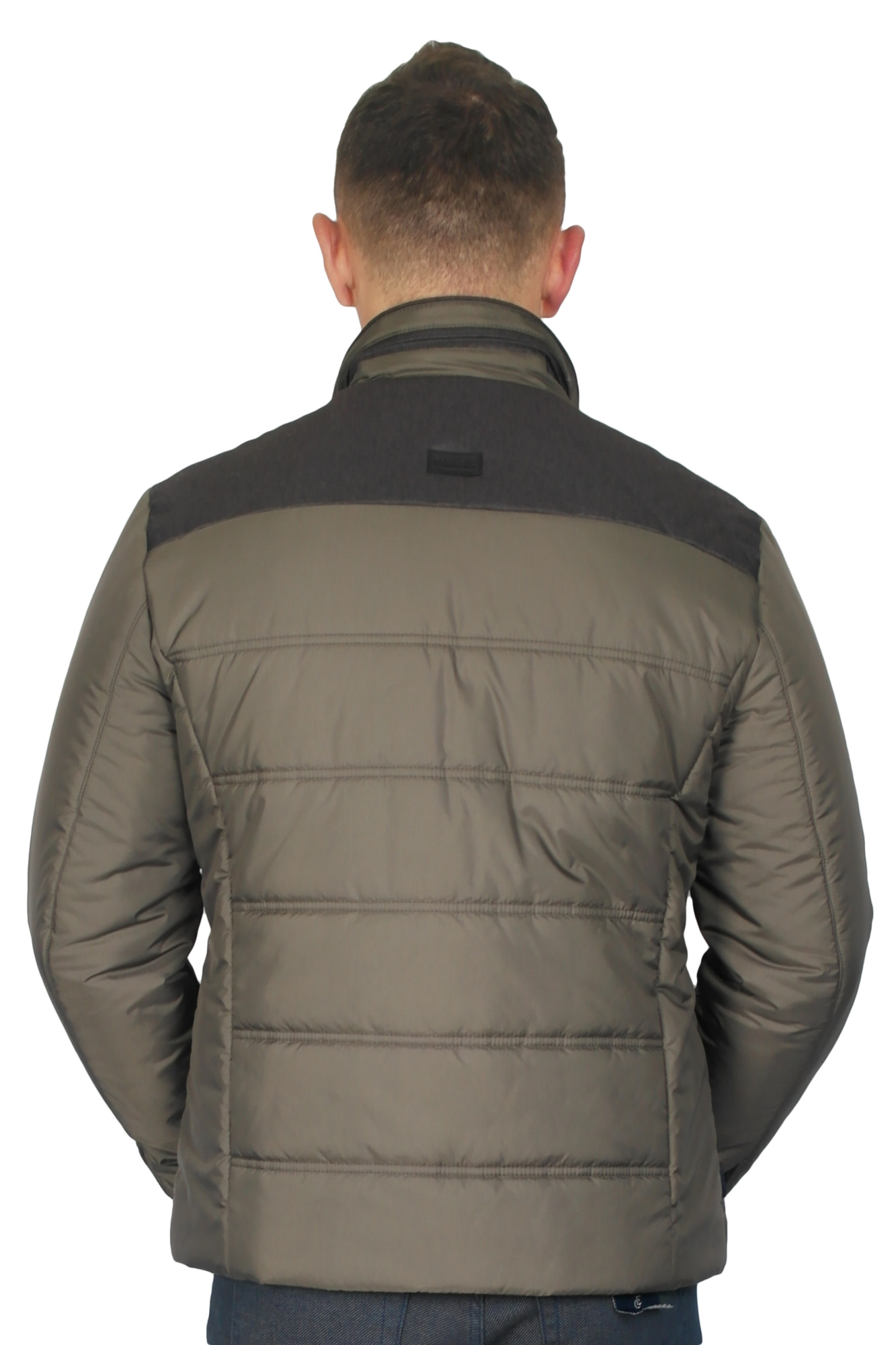 Куртка коричнева комбінована MAIKLEN