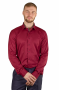 Фото Рубашка бордовая однотонная Giovanni Fratelli артикул: 7052 Приталені