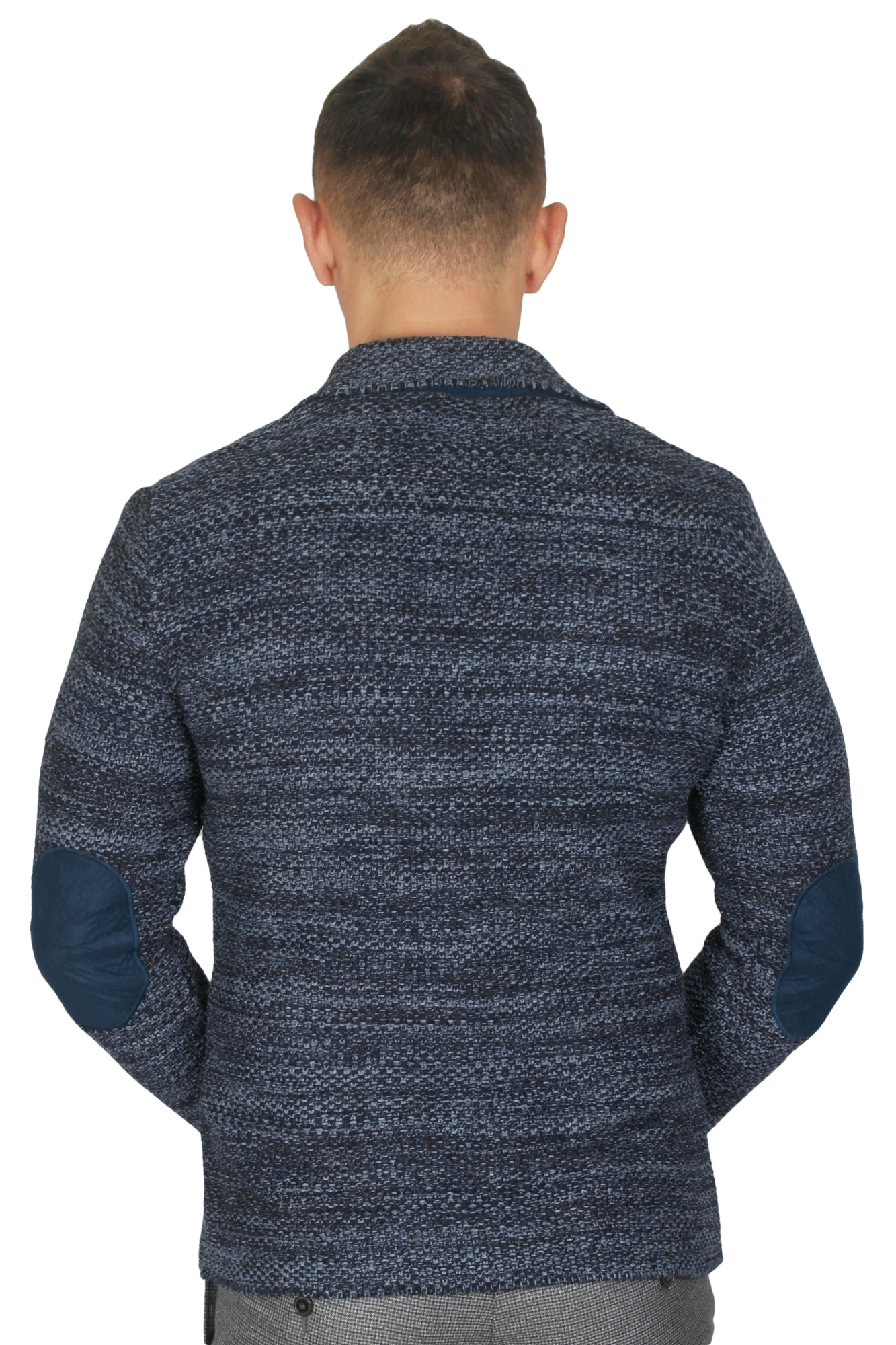 Кардиган меланж синій індіго MCR