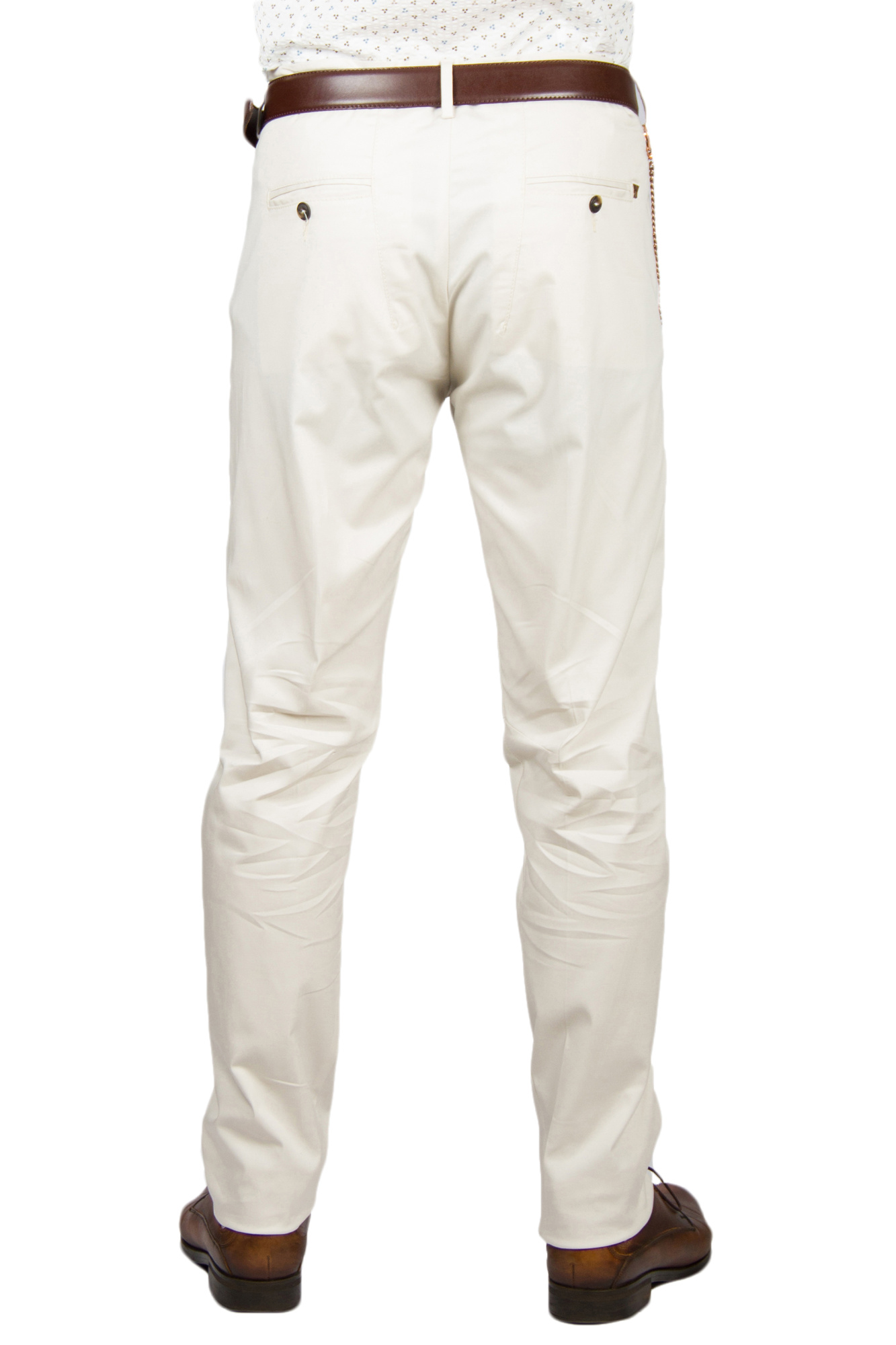 Брюки светло-бежевые котоновые PRIMO EMPORIO