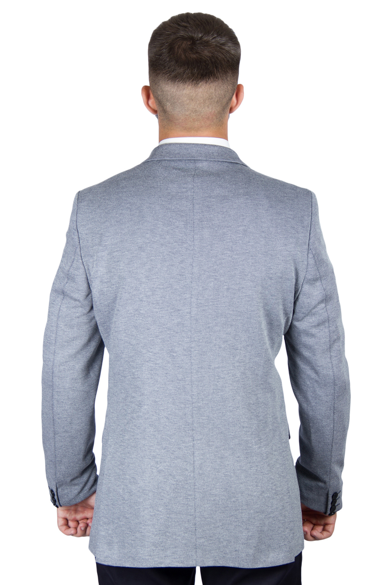 Пиджак светло-серый трикотаж  TONY CASSANO