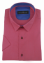 Фото Рубашка с коротким рукавом розовая Giovanni Fratelli артикул: 4028 Приталений крій