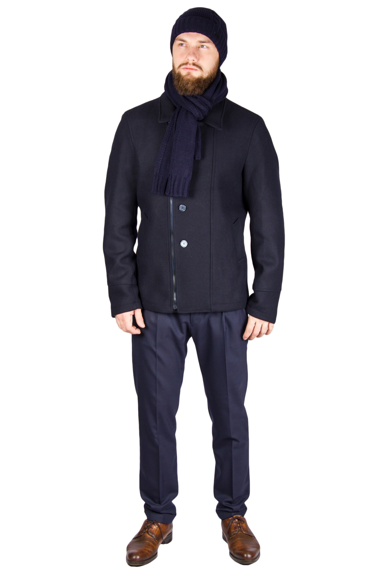 Пальто укороченное на молнии PRIMO EMPORIO